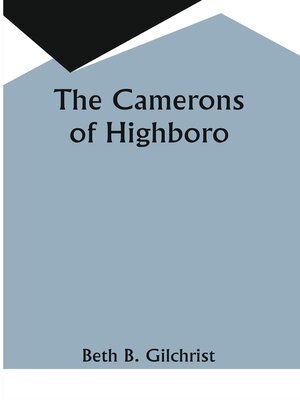 cover image of The Camerons of Highboro
